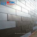 Aluminium facade cladding panel for exterior wall